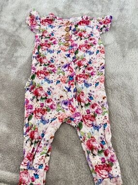 Posh Peanut Ruffle Rompers